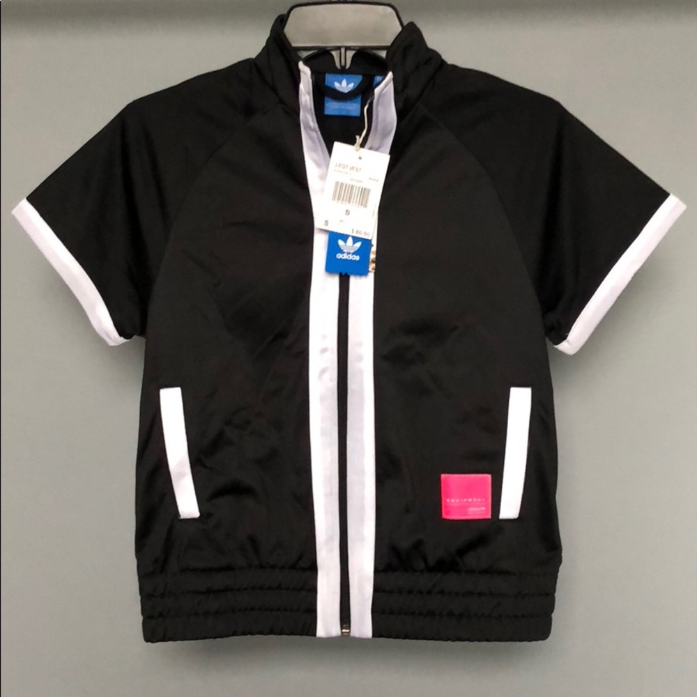 New Adidas J EQT Zip Up Jackets Girls